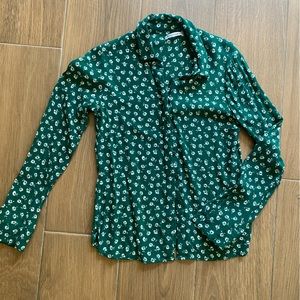 Sheer Reformation Button Down Sz small